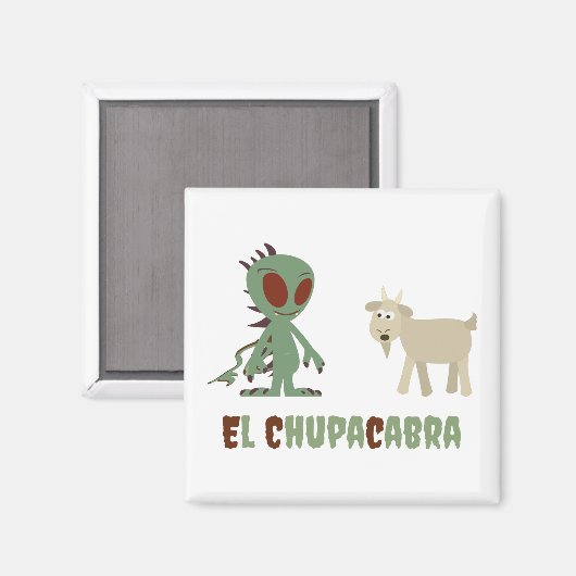 El Chupacabra Magneet (Voorkant / Achterkant)
