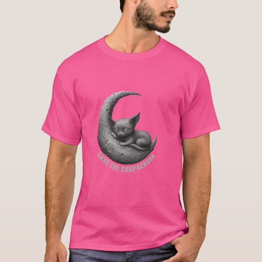 El Chupacabra Mythical Beast Cryptozoology Cryptid T-shirt (Voorkant)