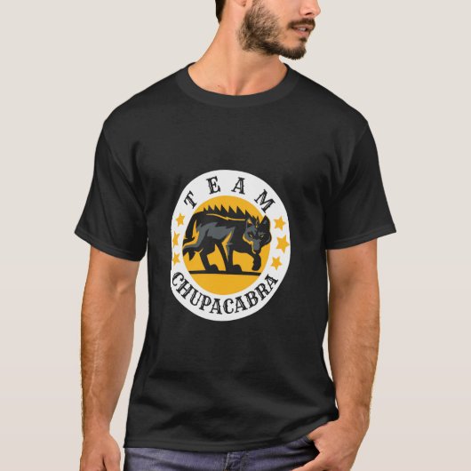 El Chupacabra Mythical Beast Cryptozoology Cryptid T-shirt (Voorkant)