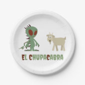 El Chupacabra Papieren Bordje (Voorkant)