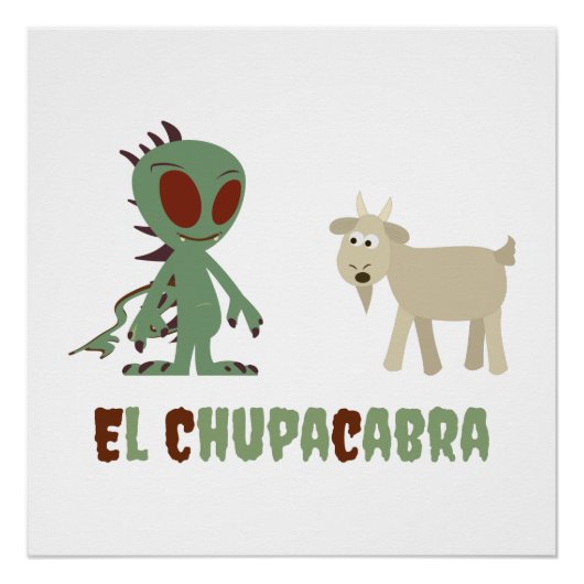 El Chupacabra Poster (Voorkant)