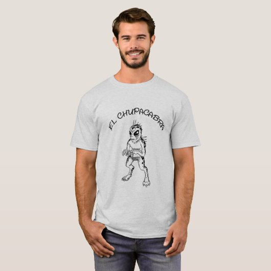 El Chupacabra T-shirt (Voorkant volledig)