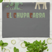 El Chupacabra Theedoek (Gevouwen)