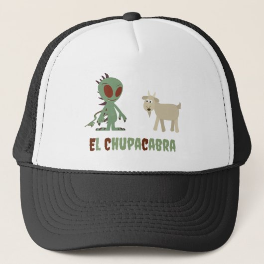 El Chupacabra Trucker Pet (Voorkant)