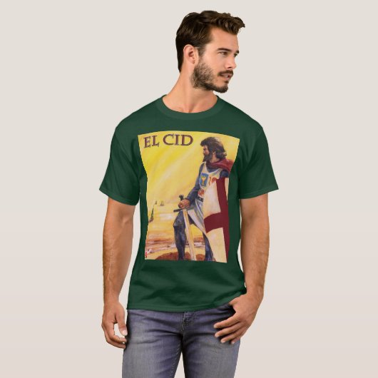 El Cid V1 design klassiek t-shirt (Voorkant volledig)