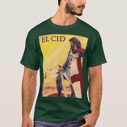 El Cid V1 design klassiek t-shirt (Voorkant)