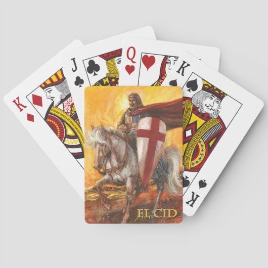 El Cid V2 designkaarten Pokerkaarten (Achterkant)