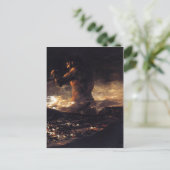 El coloso (1808-1812), Francisco de Goya. Olie op  Briefkaart (Staand voorkant)