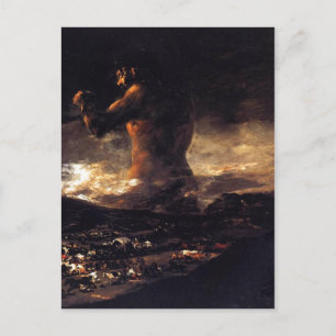 El coloso (1808-1812), Francisco de Goya. Olie op  Briefkaart