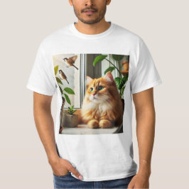El Compañero Ideal: Gato en Casa T-shirt
