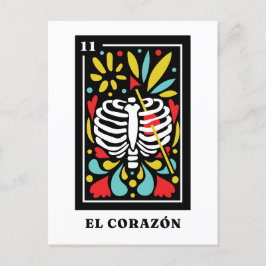 El Corazon Mexicaanse stijl Tarot design Briefkaart
