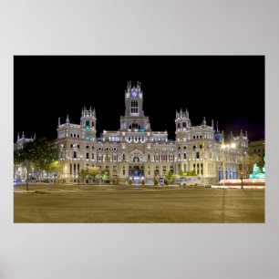EL Correo Building Madrid Spanje Poster