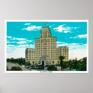 El Cortez Hotel in San Diego, CASan Diego, CA Poster