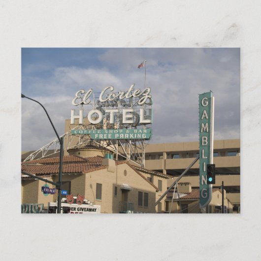 El Cortez Las Vegas Afbeelding Briefkaarten (Voorkant)