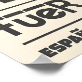 El Cotillo Surf Poster Reis Kunst met Golf (Hoek)