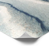 El Cotillo's verbluffende lagunen in een lage dich Poster (Hoek)