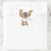 El Cucuy Ronde Sticker (Tas)