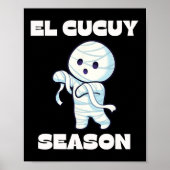 El Cucuy Seizoen - Grappig Spaans Halloween Mexica Poster (Voorkant)