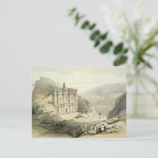 El Deir, Petra Briefkaart (Staand voorkant)