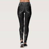 El Demonio Black & White-Leggings Leggings (Achterkant)
