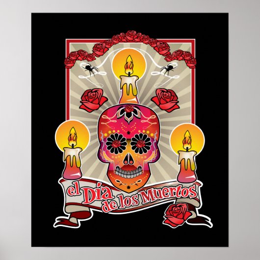 El Dia De Los Muertos - Dag van de dood Poster (Voorkant)