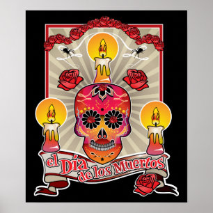 El Dia De Los Muertos - Dag van de dood Poster