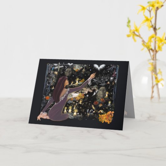 El Dia de Los Muertos! Kaart (Gele Bloem)