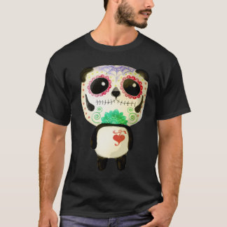 El Dia De Los Muertos Panda T-shirt