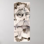 El Diablo als Tom Waits Poster (Voorkant)