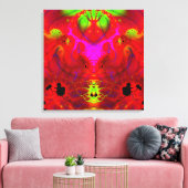 El Diablo: De afdruk van het schilderschilderij op Canvas Afdruk (Insitu (Woonkamer))