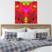 El Diablo: De afdruk van het schilderschilderij op Canvas Afdruk (Insitu (Slaapkamer))