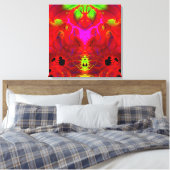 El Diablo: De afdruk van het schilderschilderij op Canvas Afdruk (Insitu (Slaapkamer))