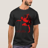 El Diablo Devil Satan Demon spanish scary hallowee T-shirt (Voorkant)