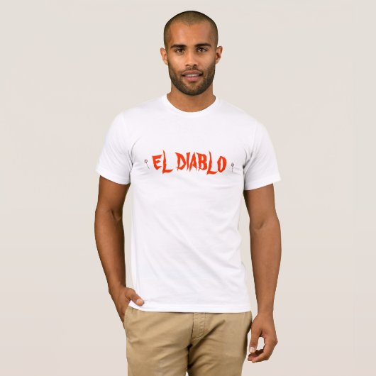 "EL DIABLO" / "HET DEVIL" T-SHIRT (Voorkant volledig)