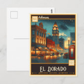 El Dorado, Arkansas | Antiek Briefkaart (Voorkant / Achterkant)