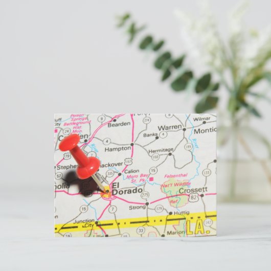 El Dorado, Arkansas Briefkaart (Staand voorkant)