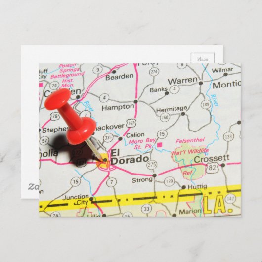 El Dorado, Arkansas Briefkaart (Voorkant / Achterkant)