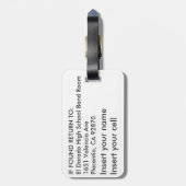 El Dorado Band Hawaii Trip bagagelabel (Achterkant verticaal)