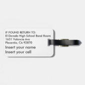 El Dorado Band Hawaii Trip bagagelabel (Achterkant horizontaal)