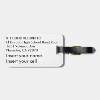 El Dorado Band Hawaii Trip bagagelabel