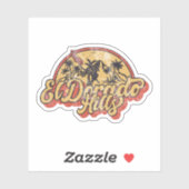 El Dorado Hills, California Sticker (Vel)