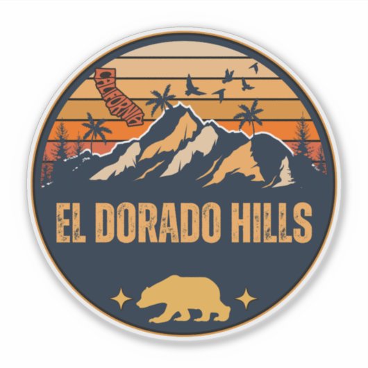 El Dorado Hills, Californië Sticker (Voorkant)