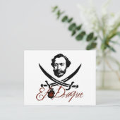 El Draque Pirate Insignia Briefkaart (Staand voorkant)