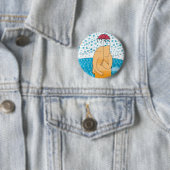 El elefante ronde button 5,7 cm (In situ)