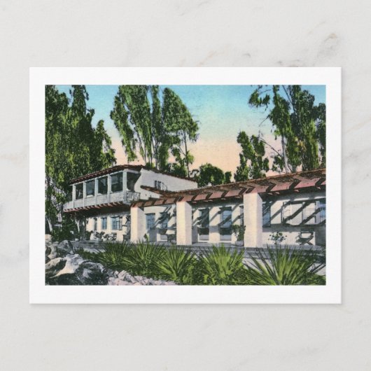 El Encanto Hotel, Santa Barbara, CA Vintage Briefkaart (Voorkant)