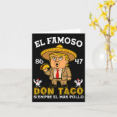 El Famoso Don Taco Trump heeft anti-Trump uitgekoz Kaart (Gele Bloem)