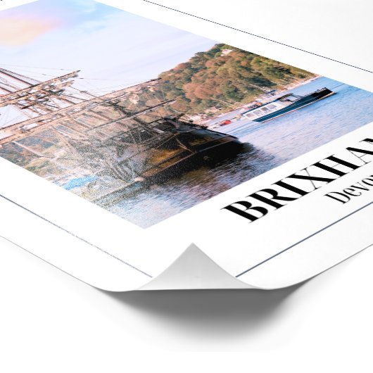 El Galeon, Dartmouth, Devon Foto Afdruk (Hoek)