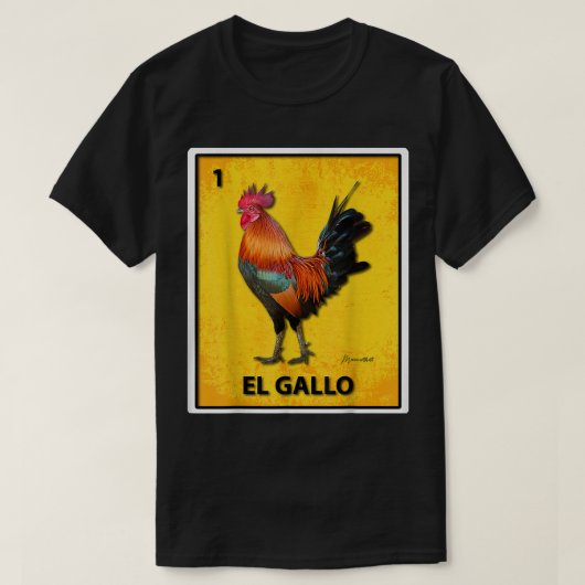 EL GALLO COLORADO T-SHIRT (Design voorkant)
