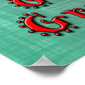 El Gallo Grande Poster (Hoek)