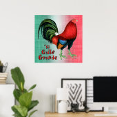 El Gallo Grande Poster (Thuiskantoor)